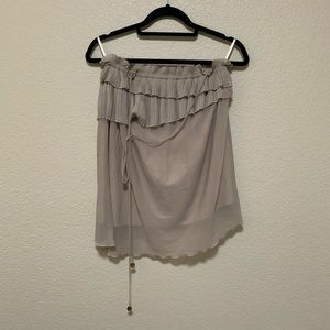 Patrizia Pepe off shoulder top dress skirt